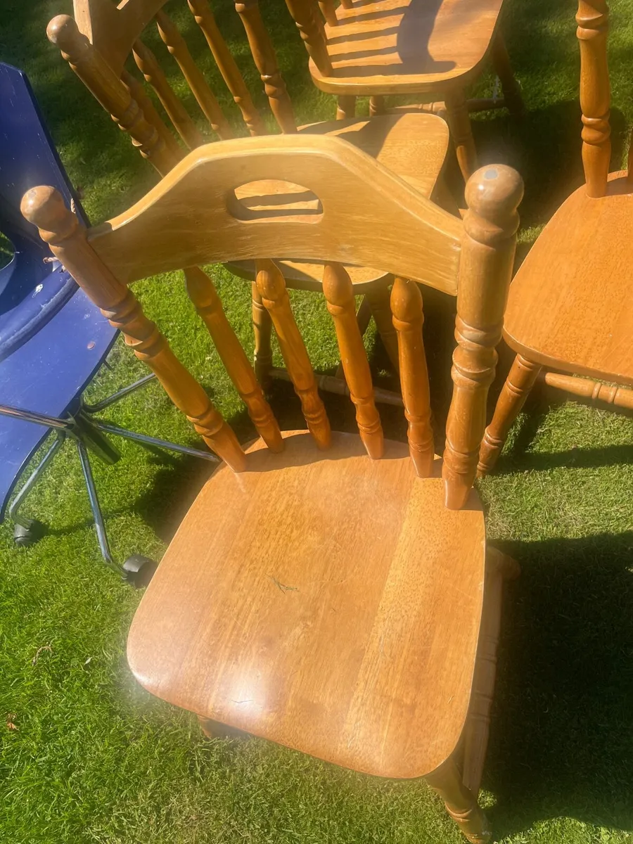 Five kitchen Chairs - Image 2