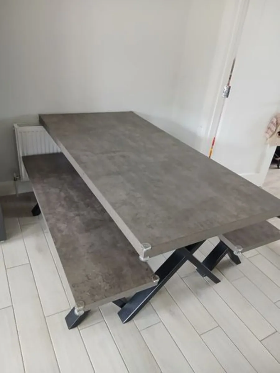 Table and benches - Image 1
