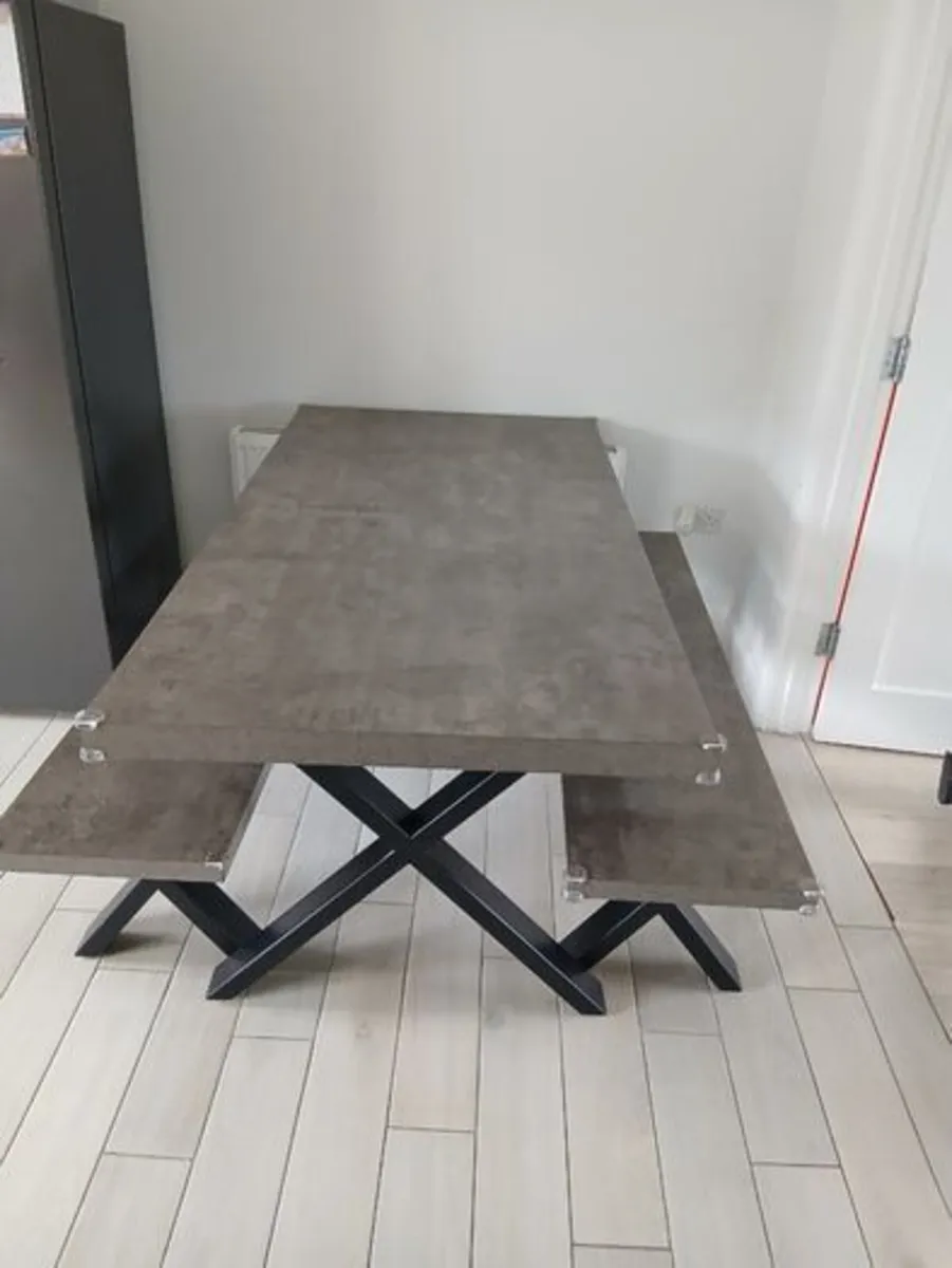 Table and benches - Image 2