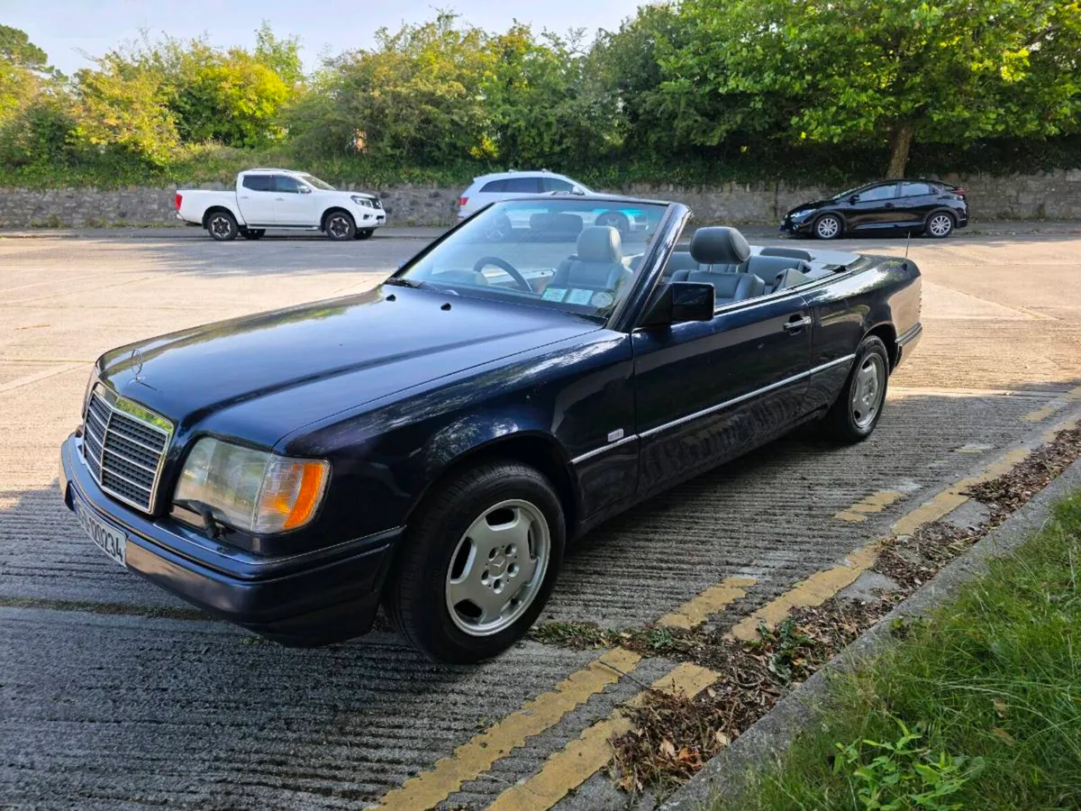Mercedes w124 convertible, taxed and new nct! - Image 1
