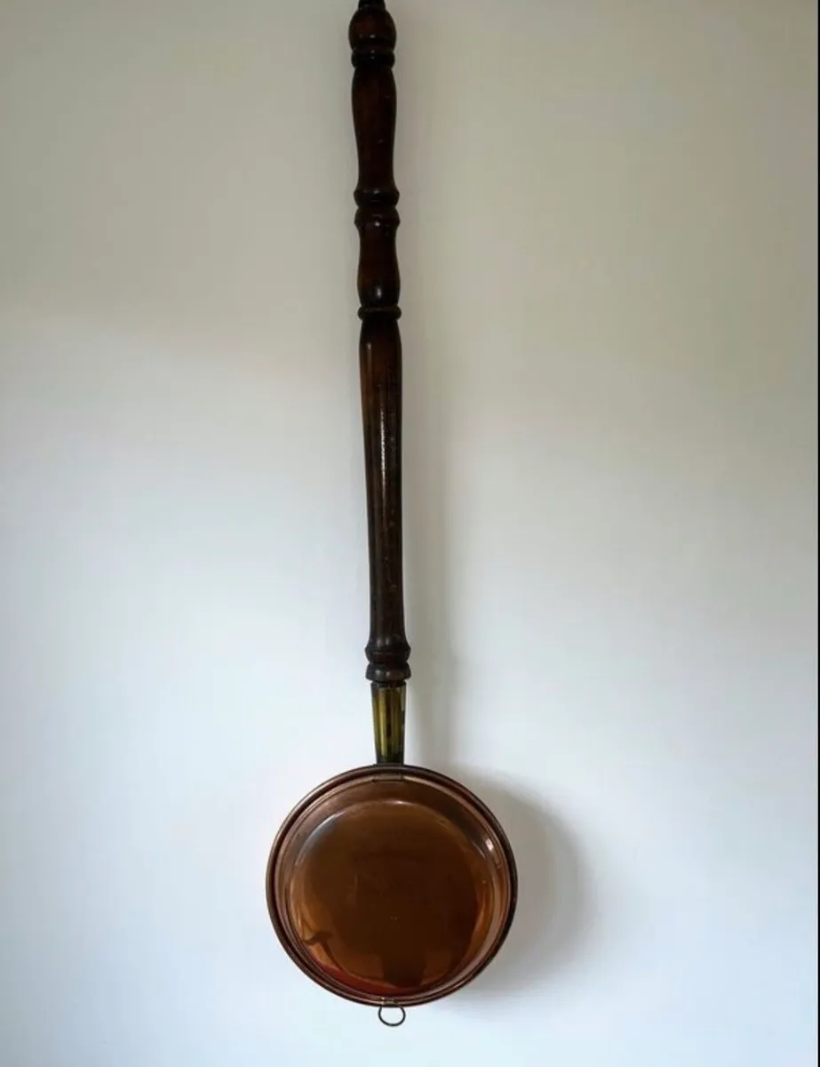 Victorian era bed warming pan - Image 2