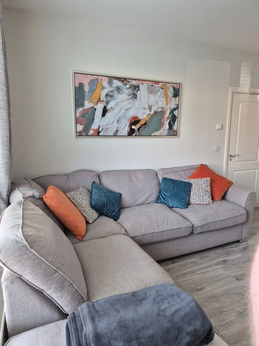L-Shaped Corner Sofa With Foot Stool - Image 2