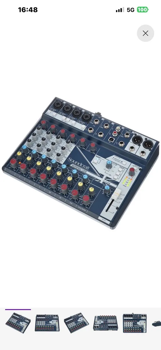 Yamaha  MG 06 & Soundcraft Nootebook  12. - Image 4