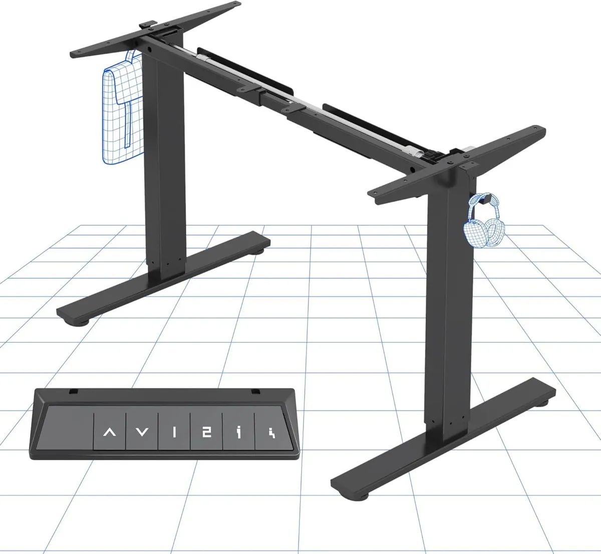 Adjustable Electric Standing Desk Frame Ergonomic - Image 1