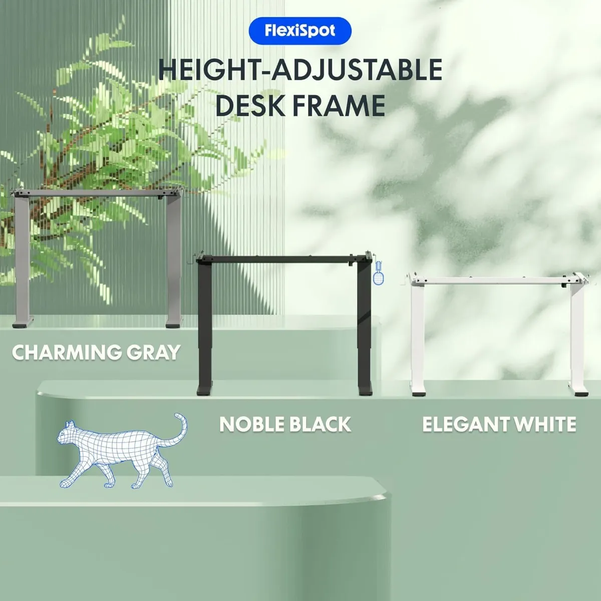 Adjustable Electric Standing Desk Frame Ergonomic - Image 3