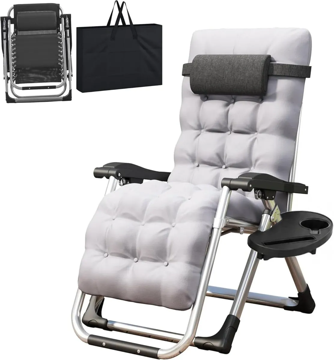 Zero Gravity Garden Chair Folding Sun Loungers - Image 1