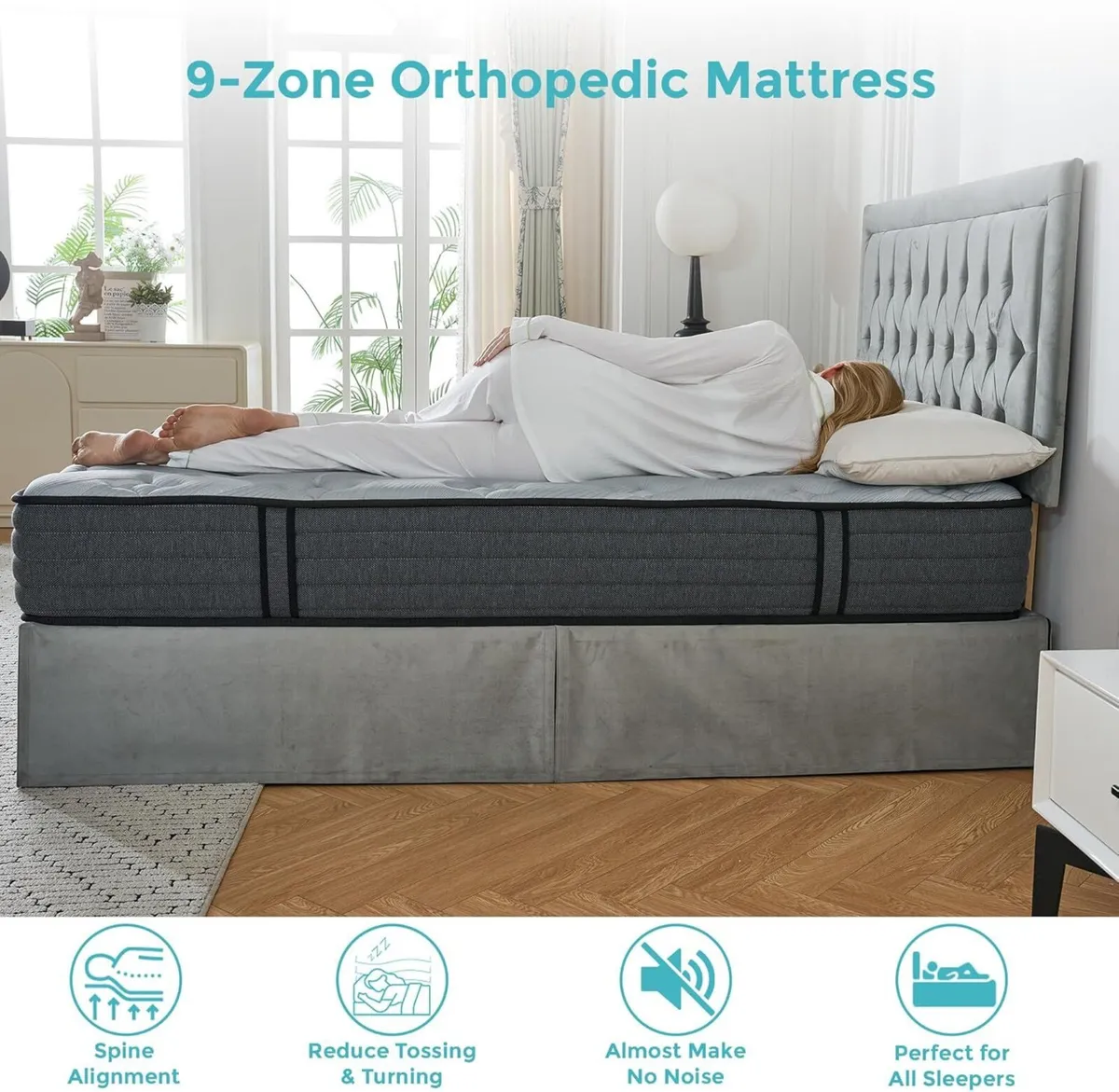 Sana Breeze Mattress 10-Inch Gel Memory Foam - Image 4