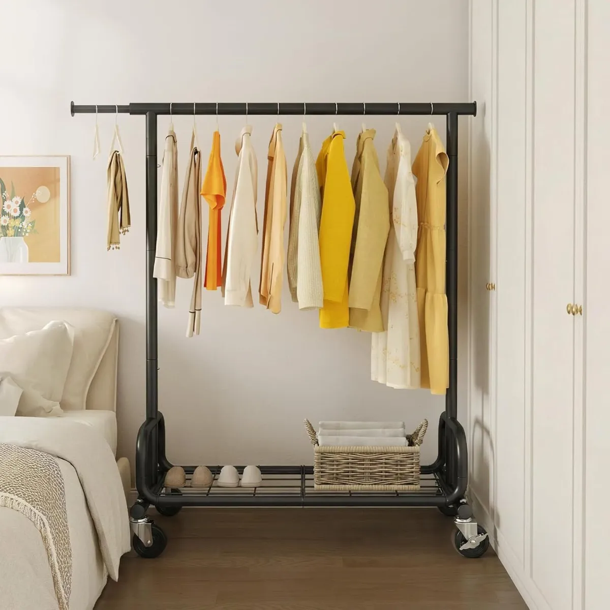 Heavy Duty Clothes Rail 136KG Capacity Extendable - Image 2