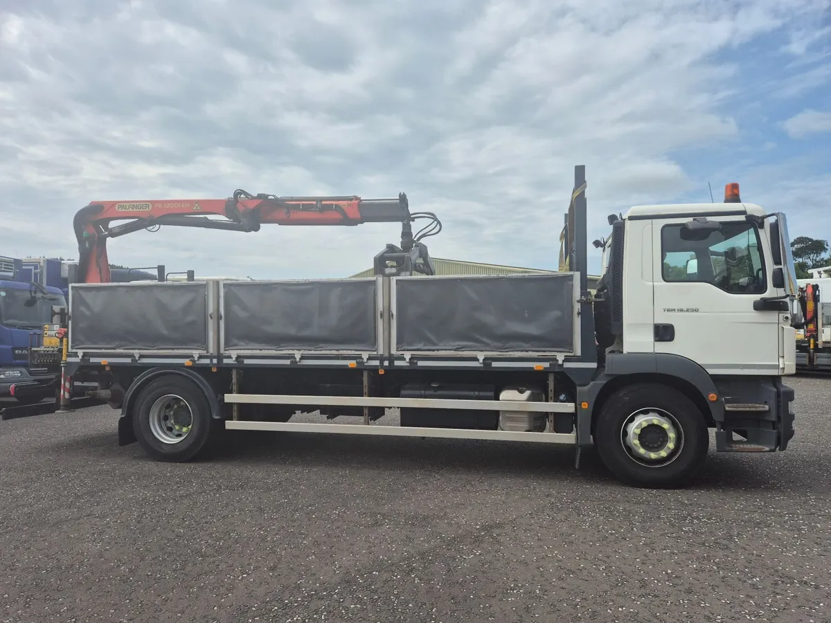 MAN 18.250 Block truck Palfinger crane 203000 kms - Image 2