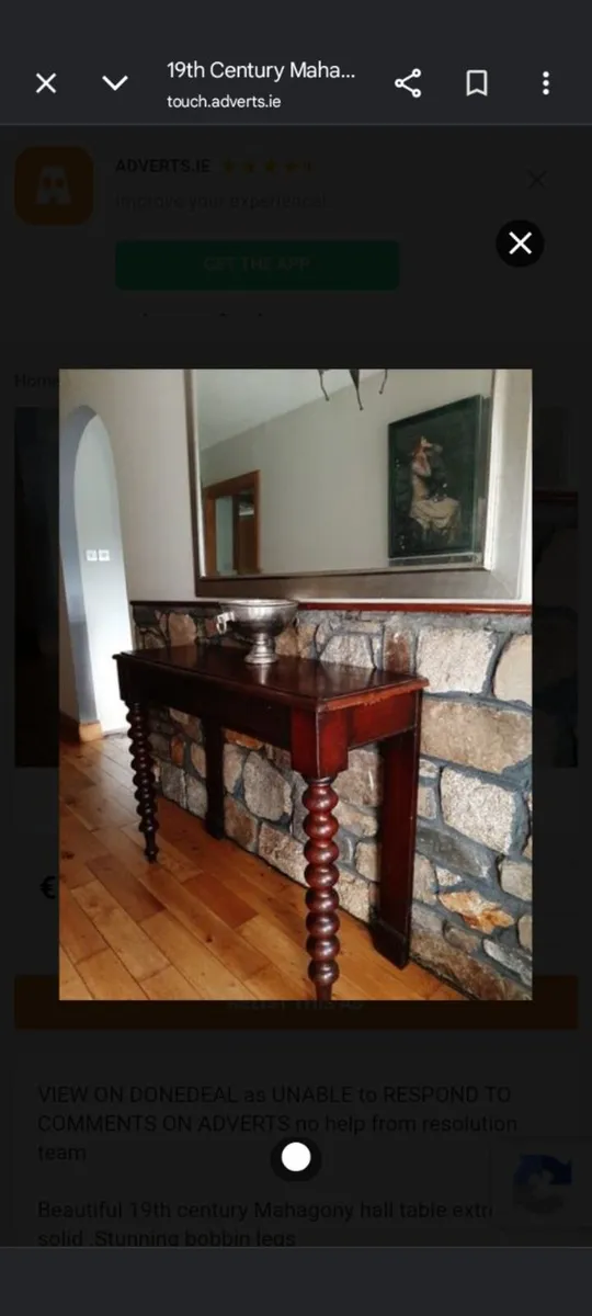 Victorian table