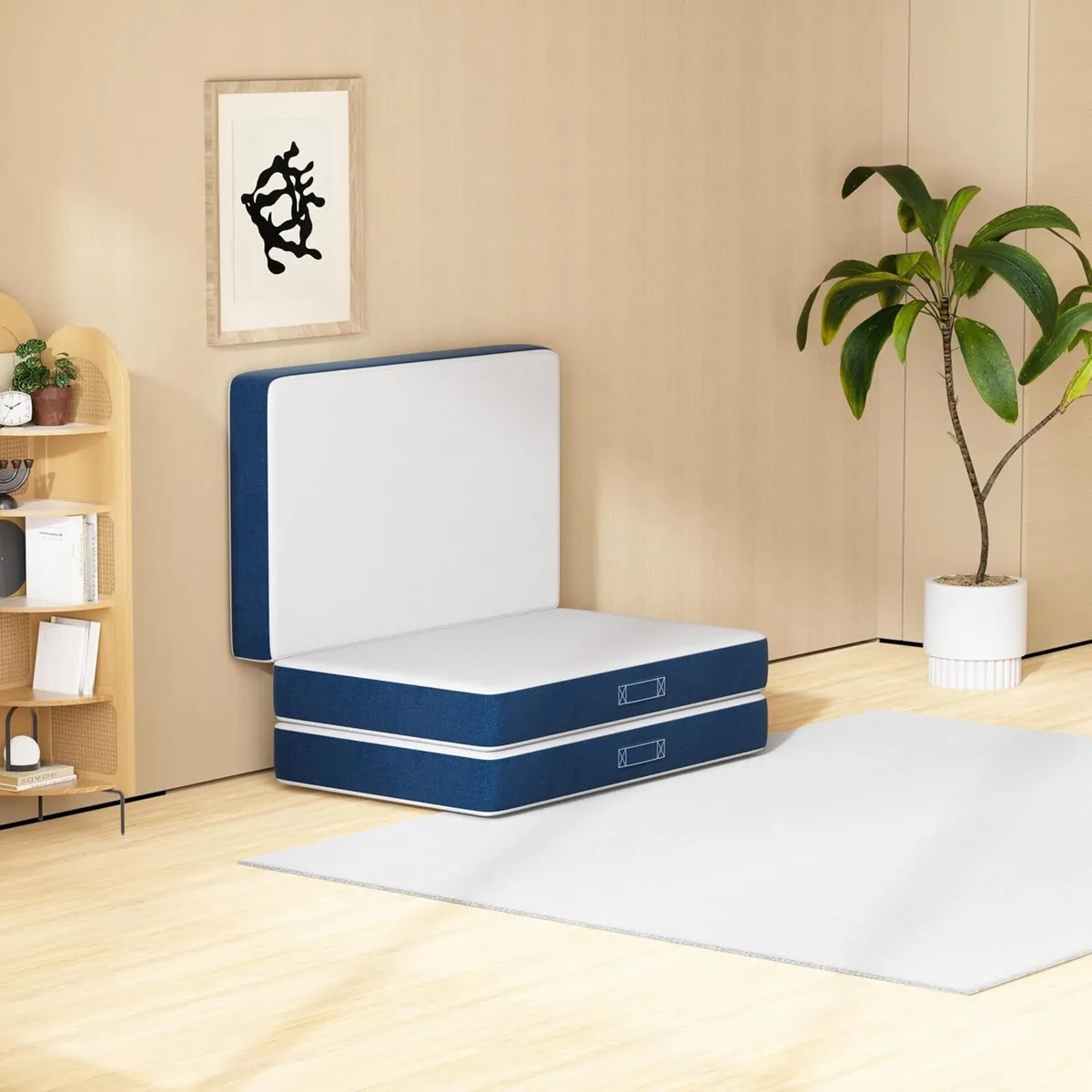 Folding Mattress 75x190x15CM 15CM Foam Foldable - Image 2