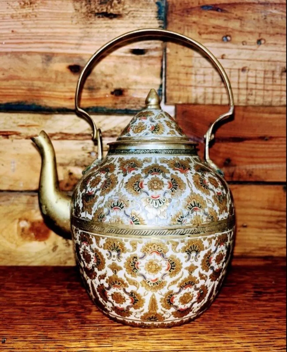 Vintage Indian teapot - Image 1