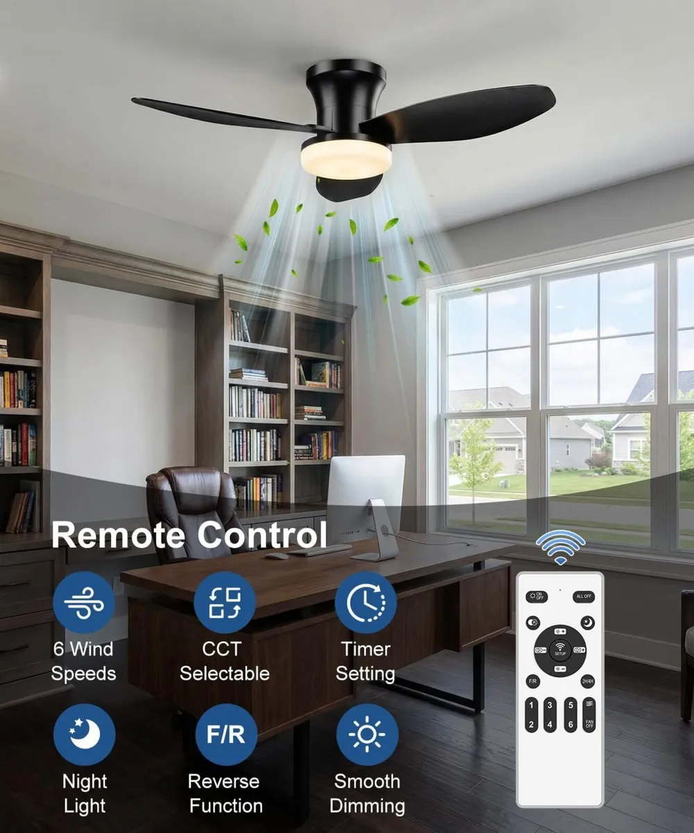 106CM Ceiling Fans with Light and Remote 42 - Image 4