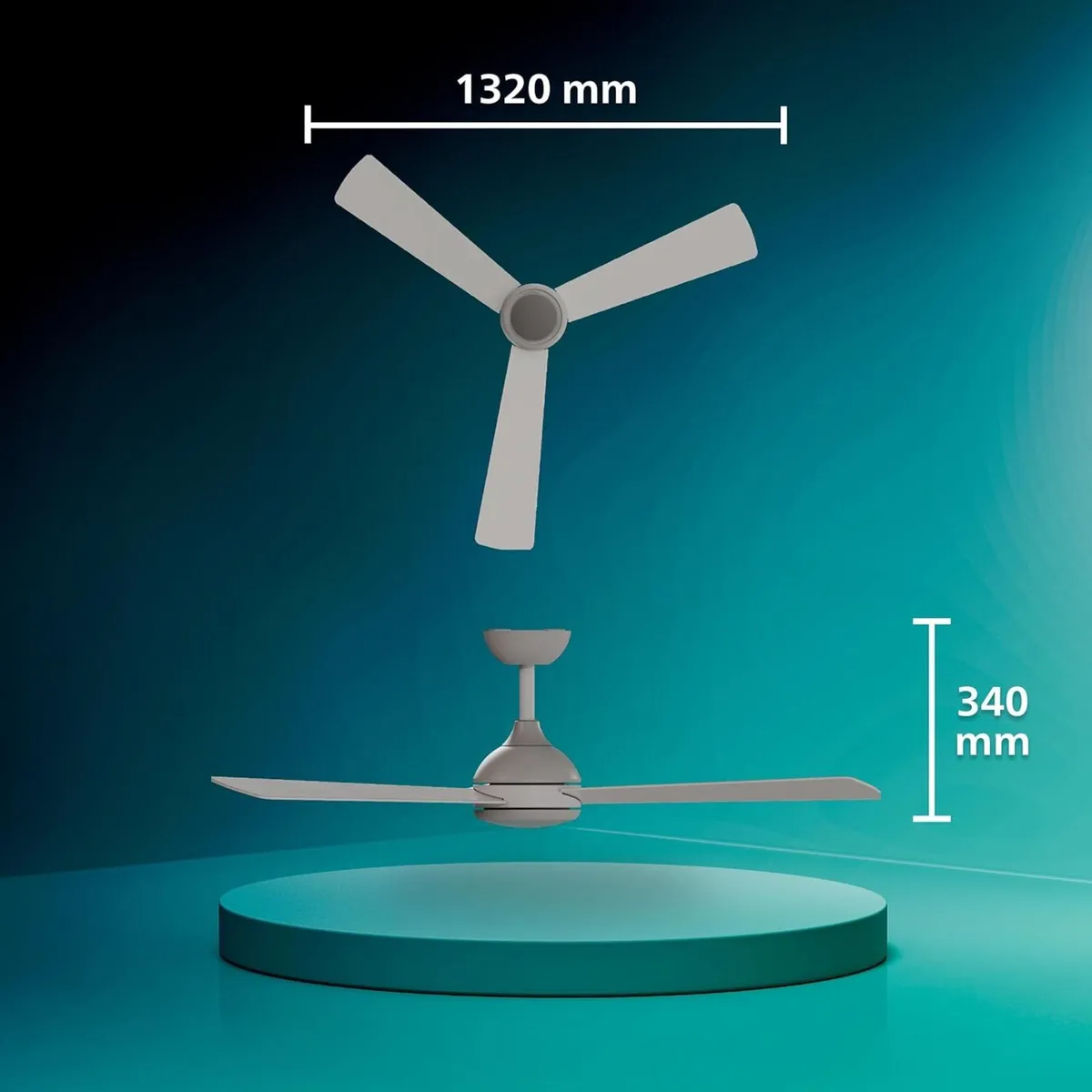 Philips Civx Ceiling Fan with LED Light 3 - Image 2