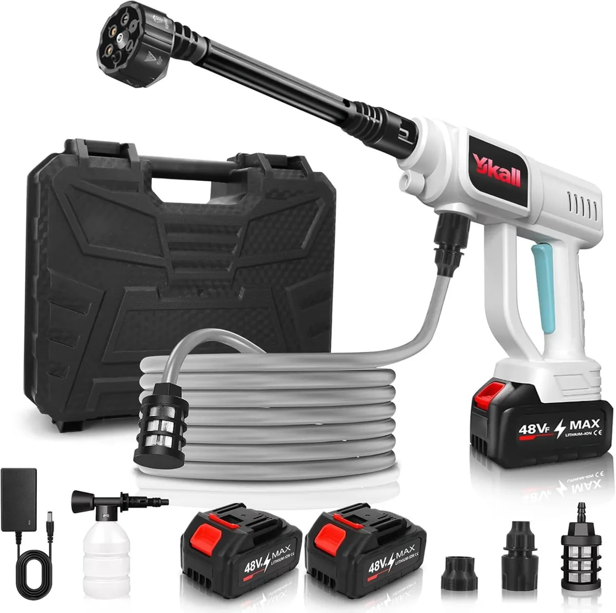 Cordless Pressure Washer Portable High with 2 - Image 1