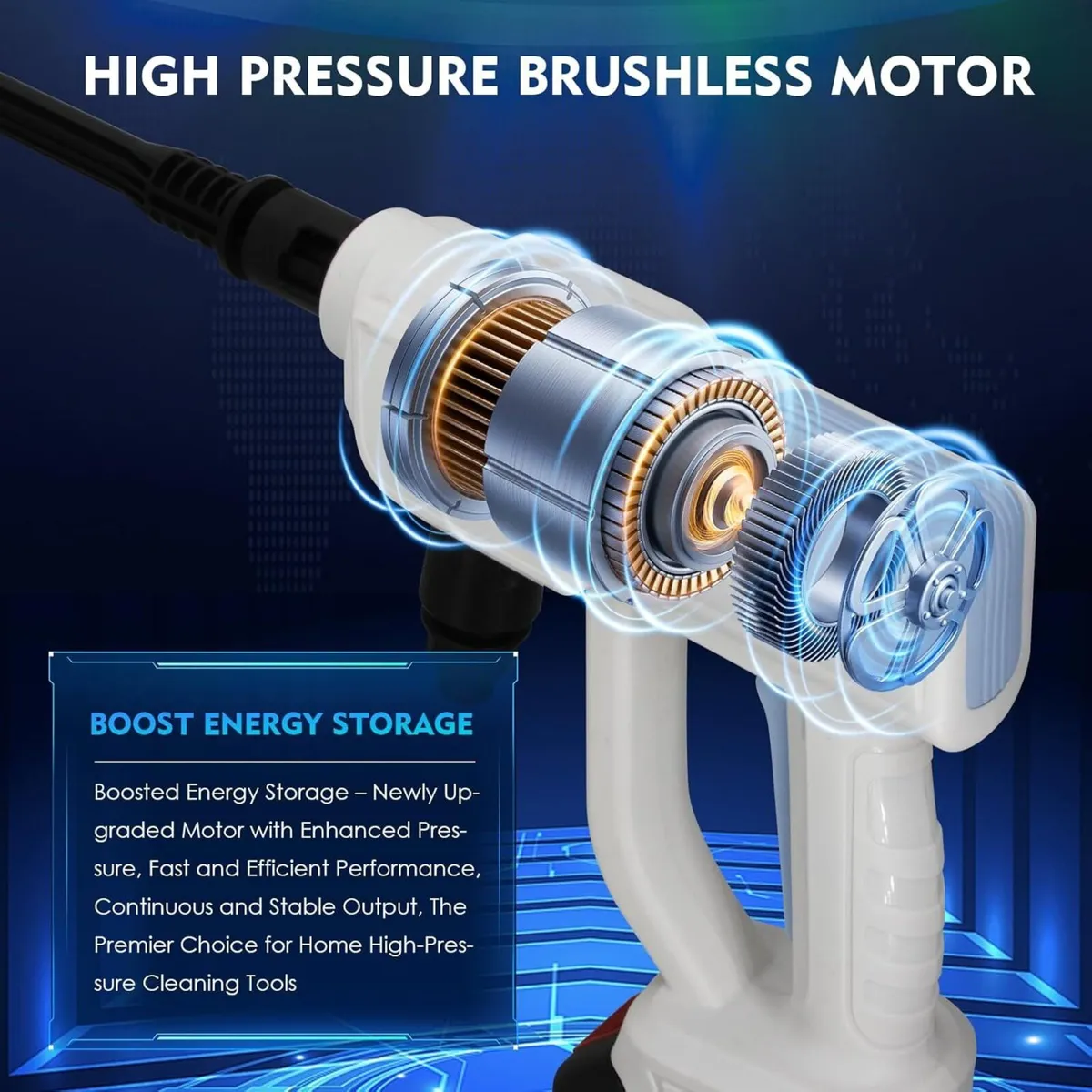 Cordless Pressure Washer Portable High with 2 - Image 4