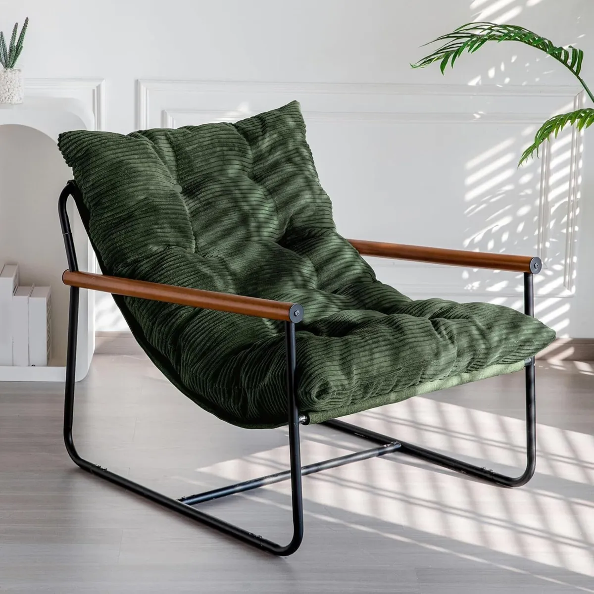 Modern Accent Chair Comfy Armchair for Living Room - Image 1
