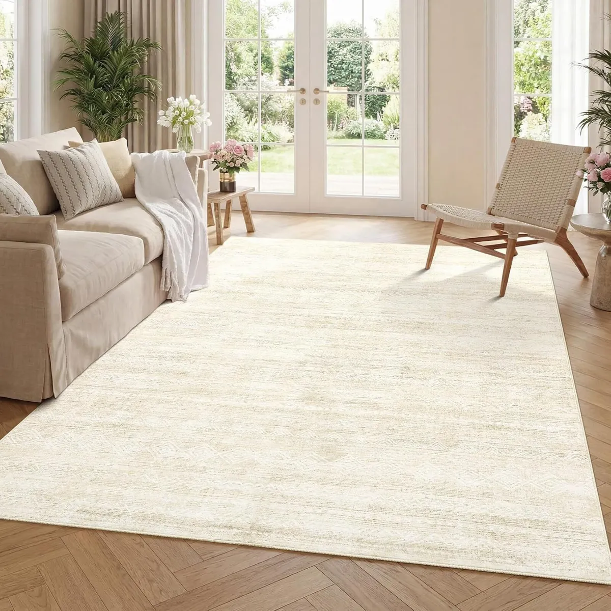 Boho Geometric Striped Washable - Image 1