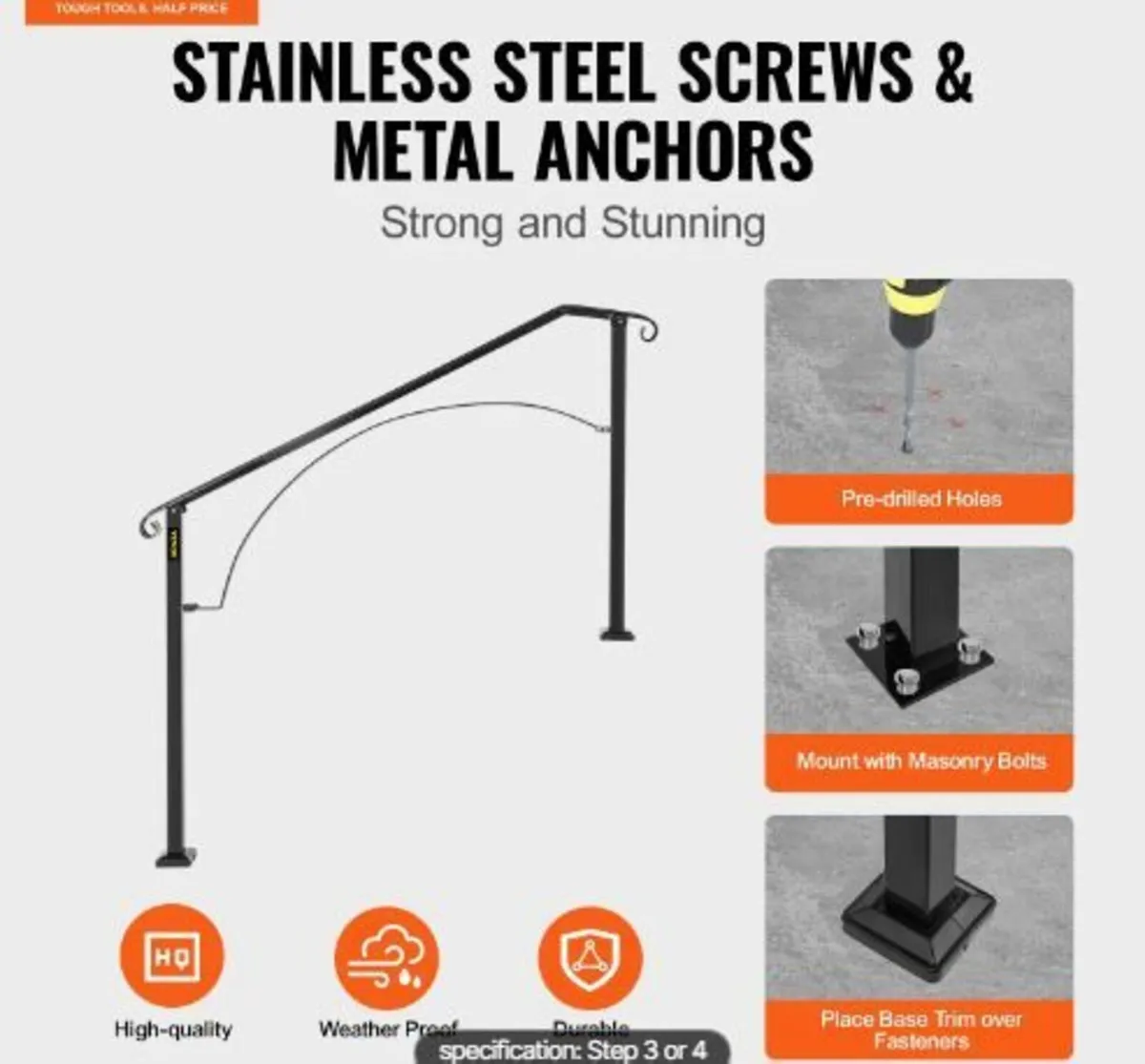 Handrails for Outdoor Steps - Image 2