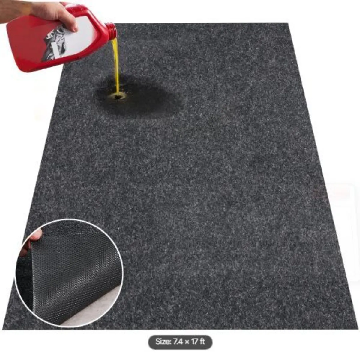 Garage Floor Mat, 2.25 x 5.2 M Waterproof - Image 1