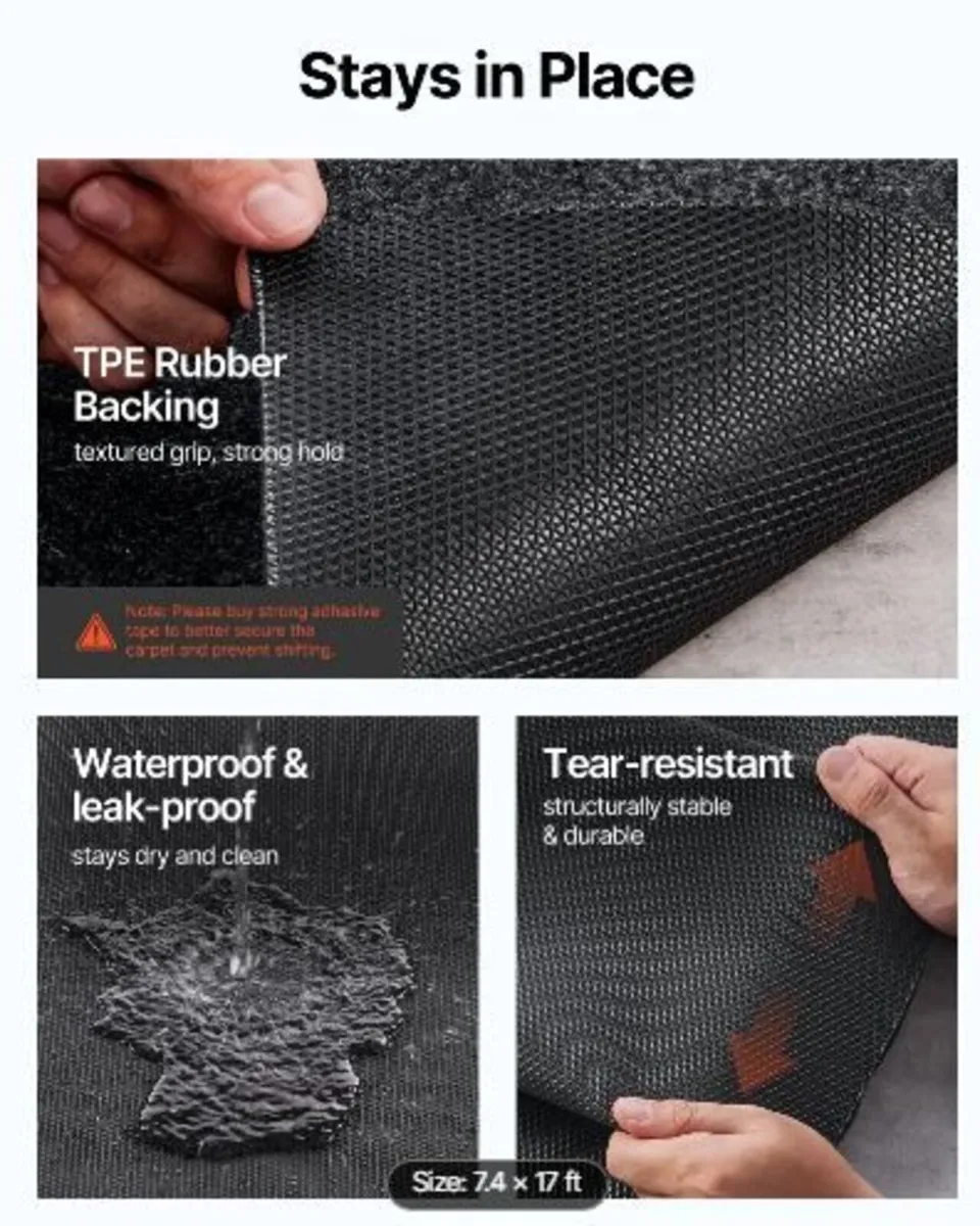 Garage Floor Mat, 2.25 x 5.2 M Waterproof - Image 2