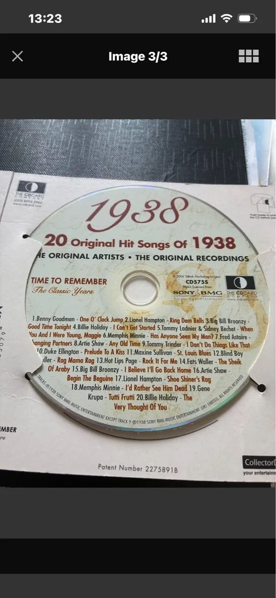 1938 Original Songs CD - Image 3