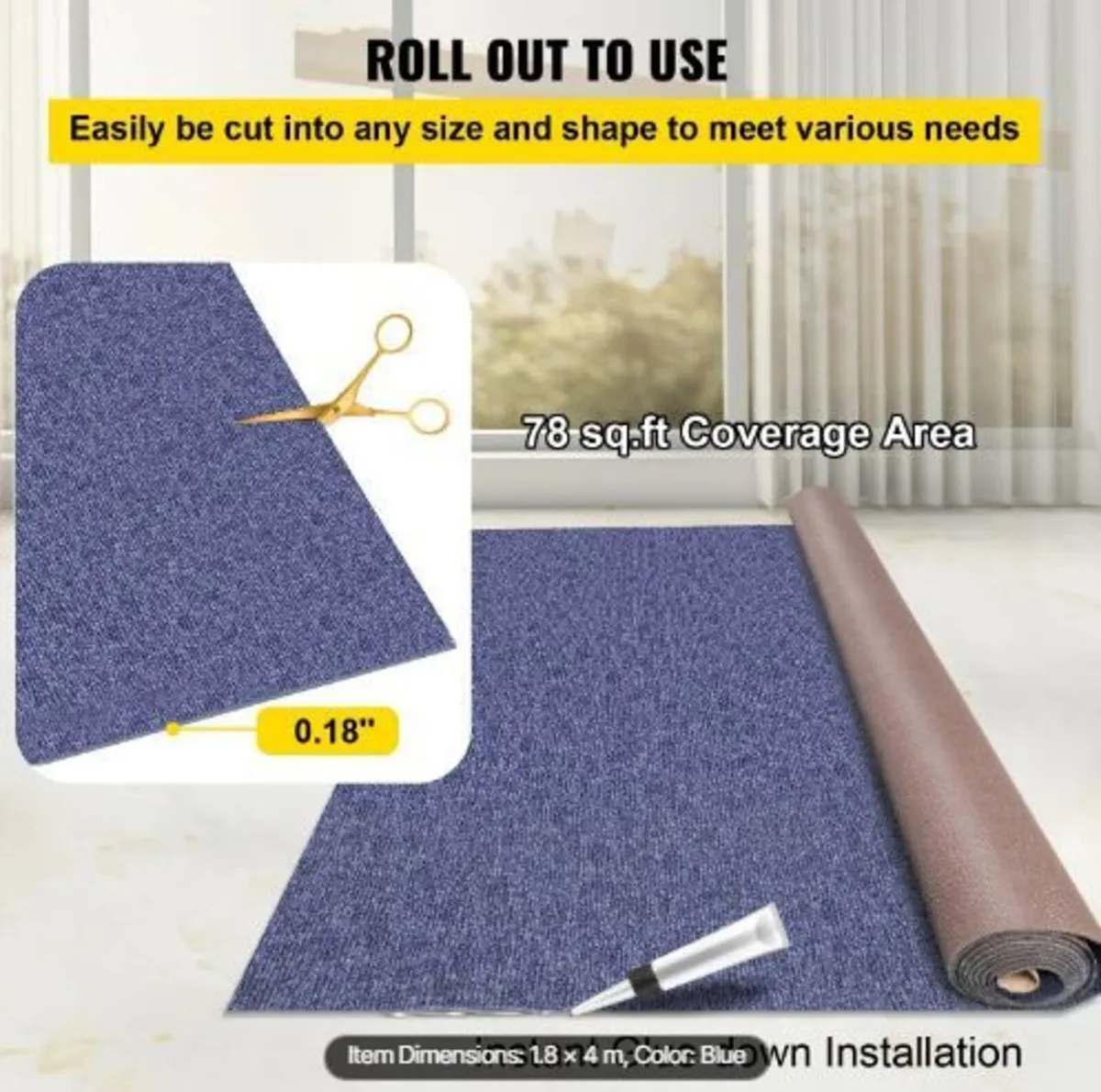 Indoor Outdoor Rug Carpet 5.9x13ft - Image 4