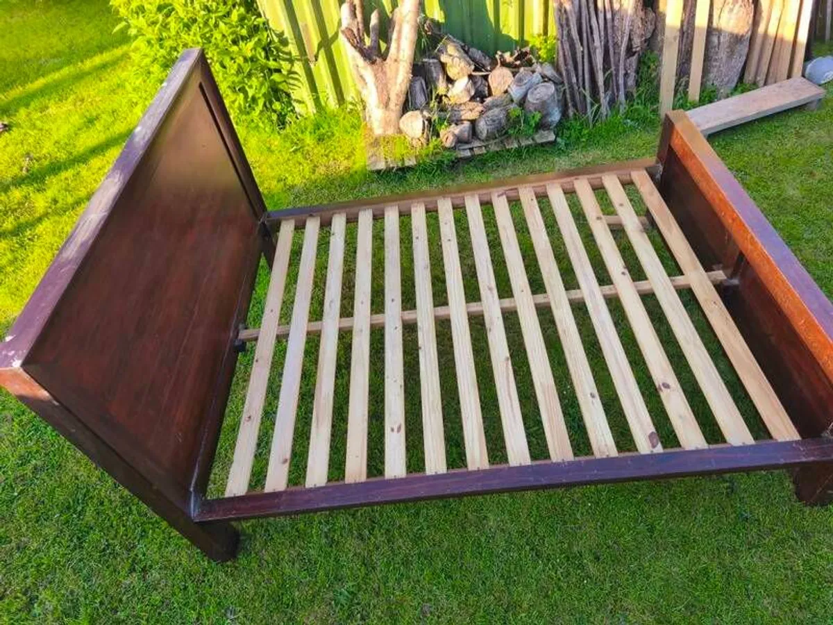 King size Wooden bed - Image 3