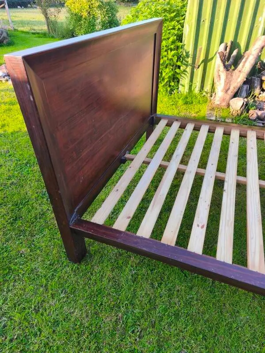 King size Wooden bed - Image 1
