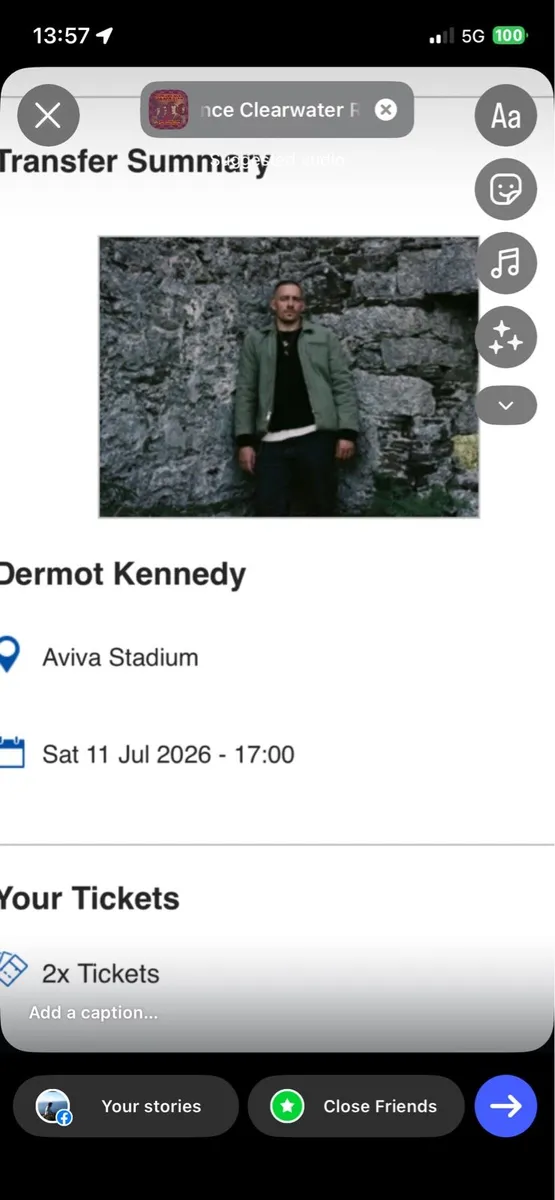 Dermot Kennedy Tickets Saturday 11th July