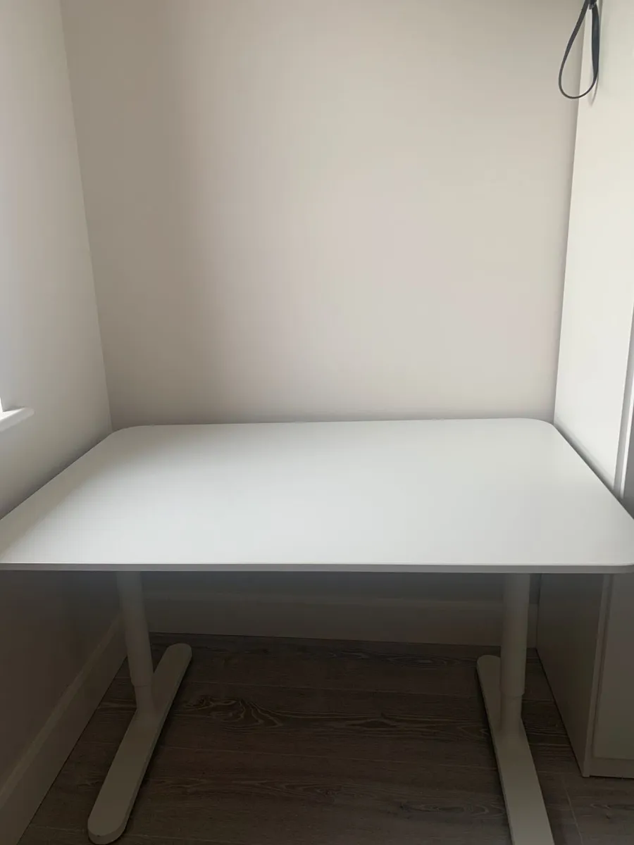IKEA BEKANT Desk 120x80 cm (White) - Great Conditi - Image 4
