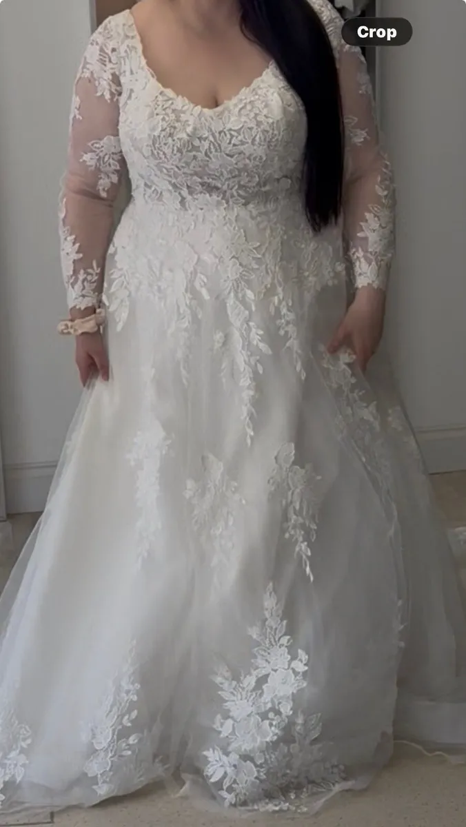 Wedding Dress UK 22-24 - Image 3