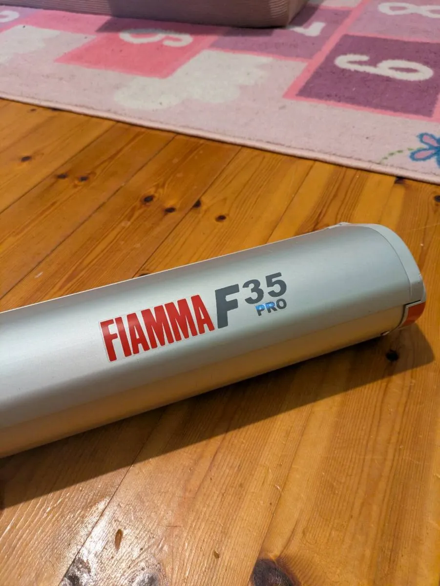 Fiamma F35 Pro 250 Awning – Titanium / Royal Grey - Image 1
