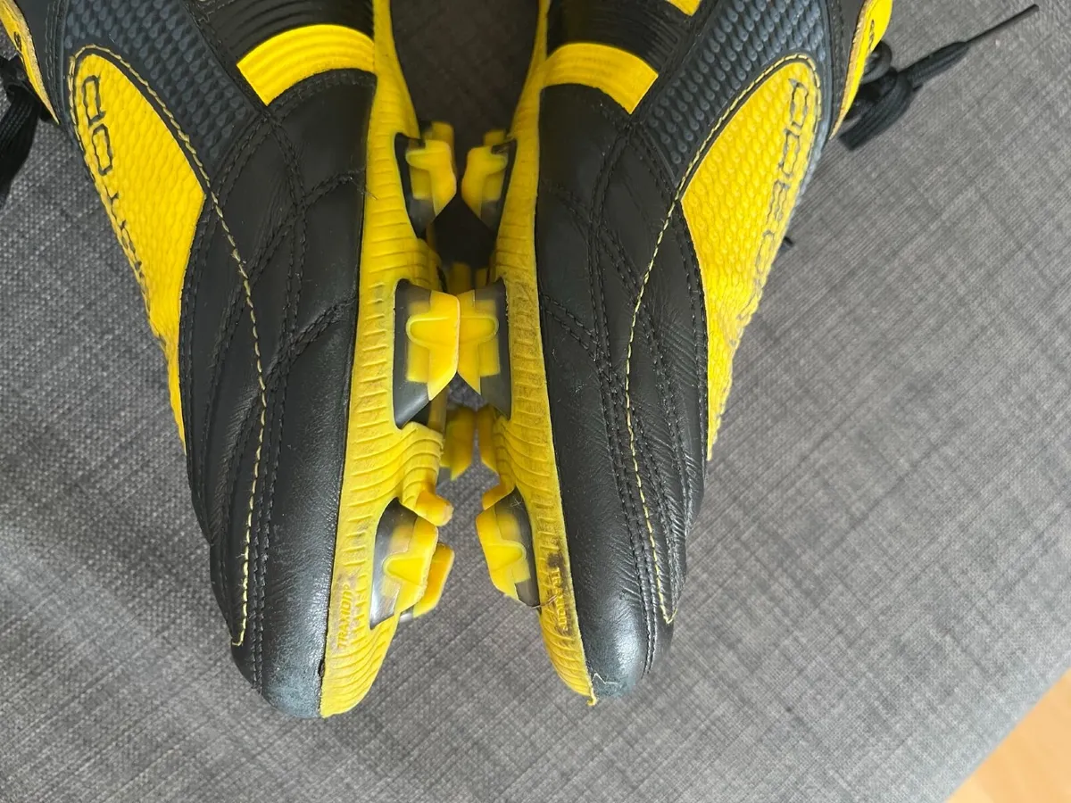 Adidas Predator X FG WC SIZE 11 Black Yellow - Image 3