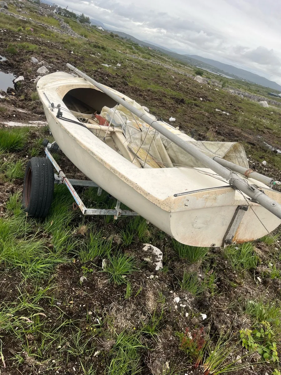 14ft Sailing boat & Trailer - Image 3
