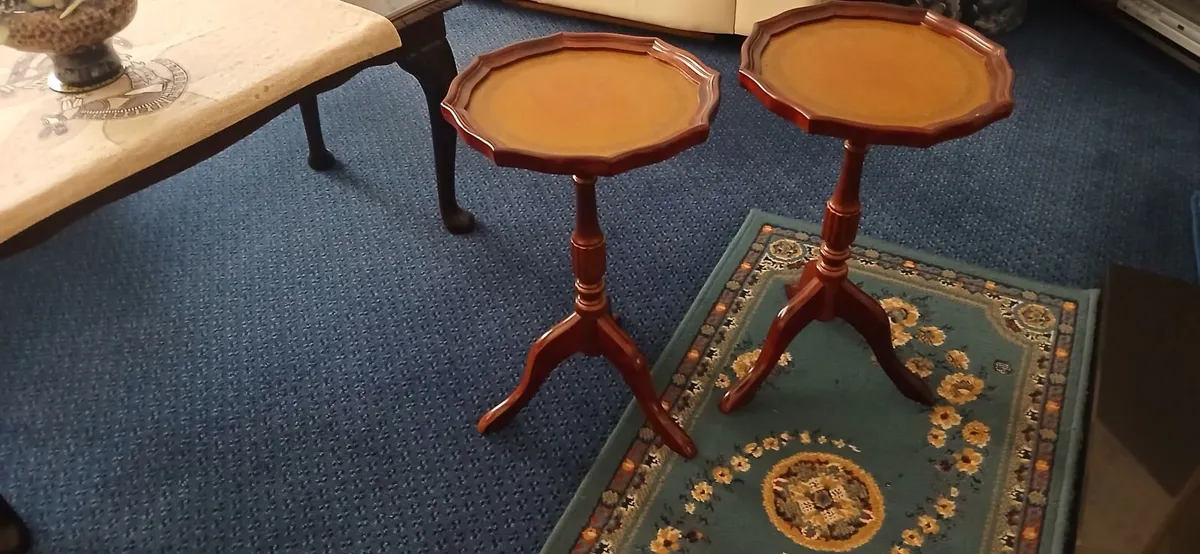 Pair of Vintage Wine Tables - Image 1