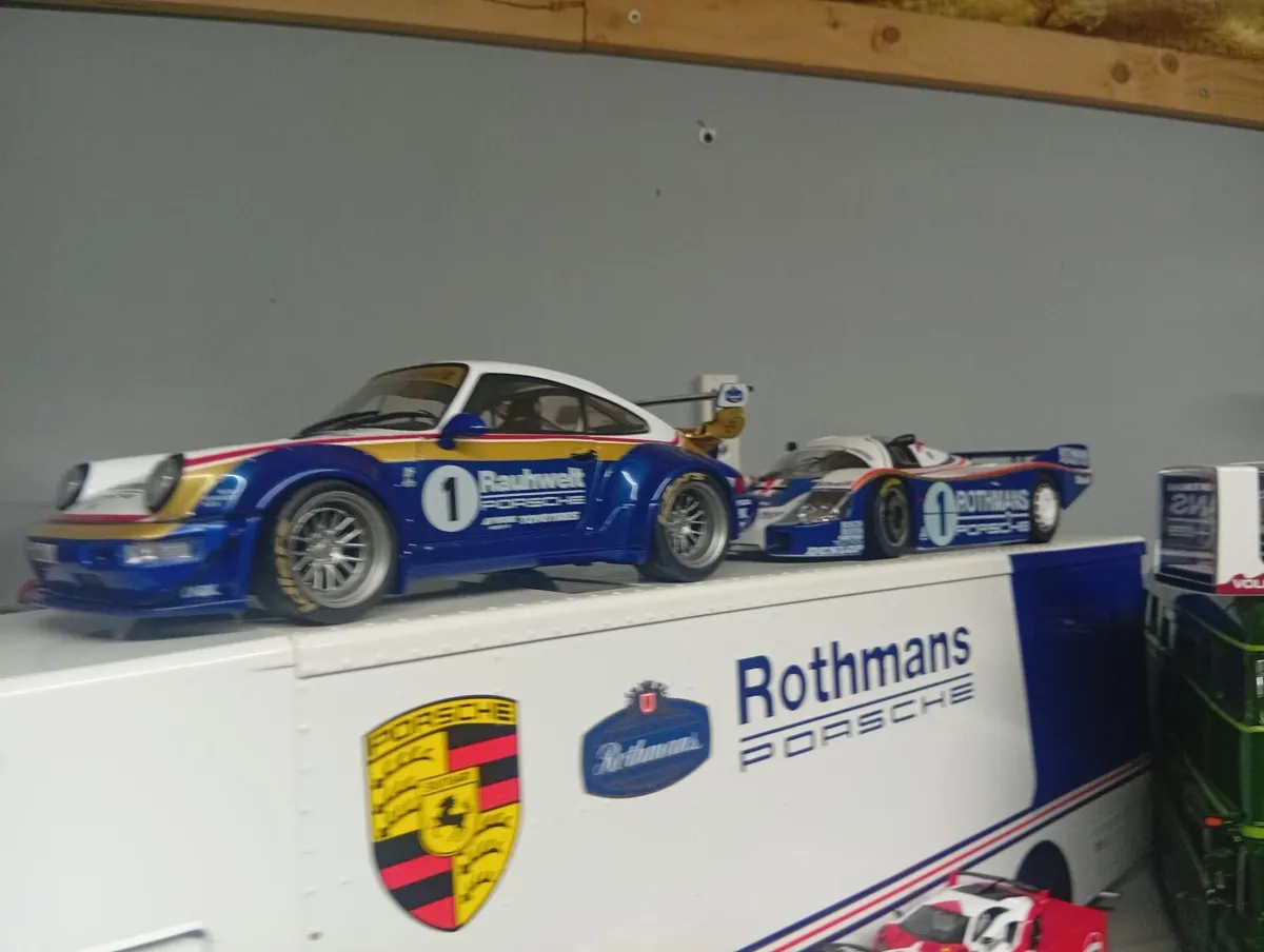Diecast Rothmans Racing truck and cars - Image 3