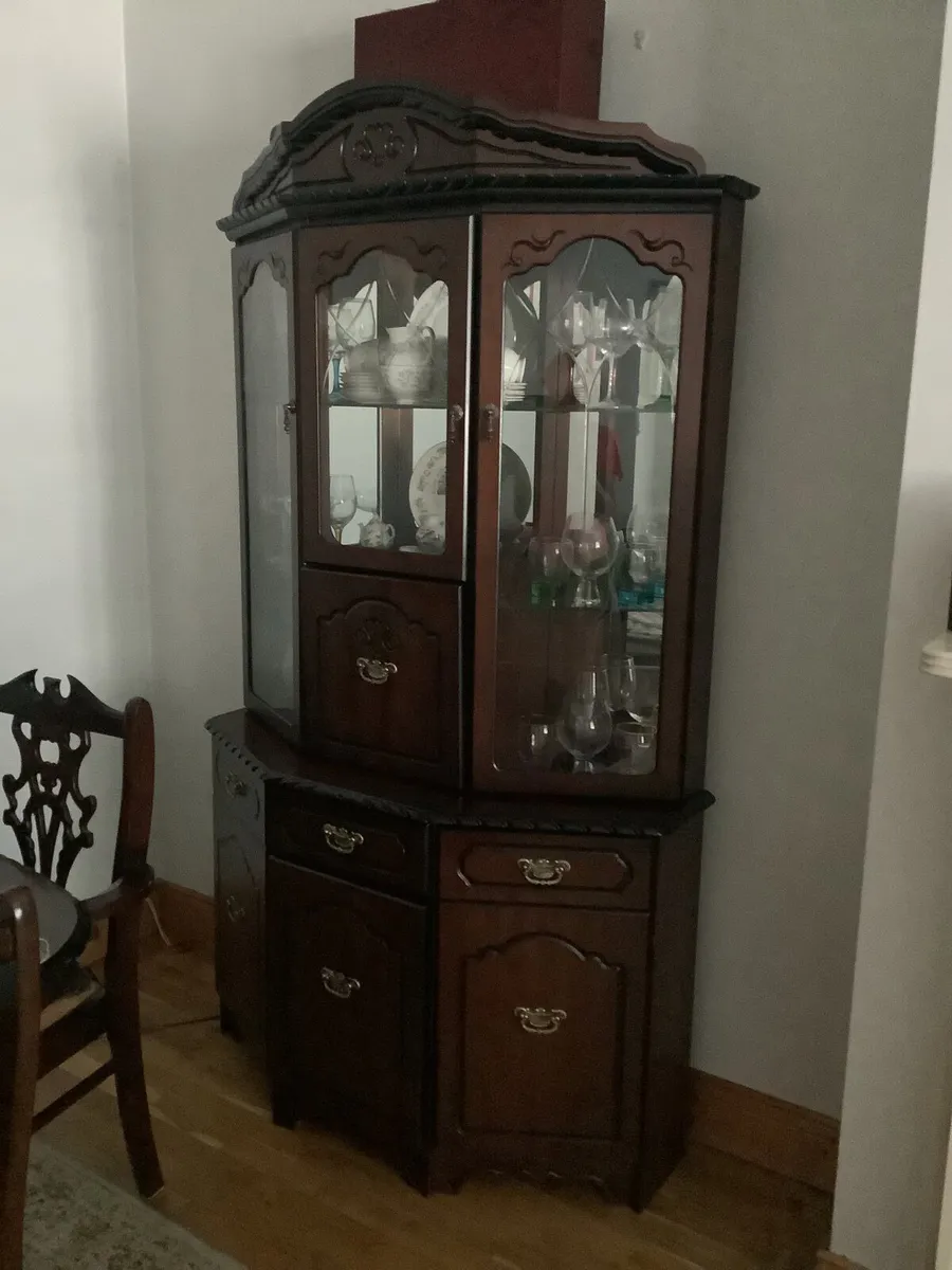 Mahogany Display Cabinet - Image 2