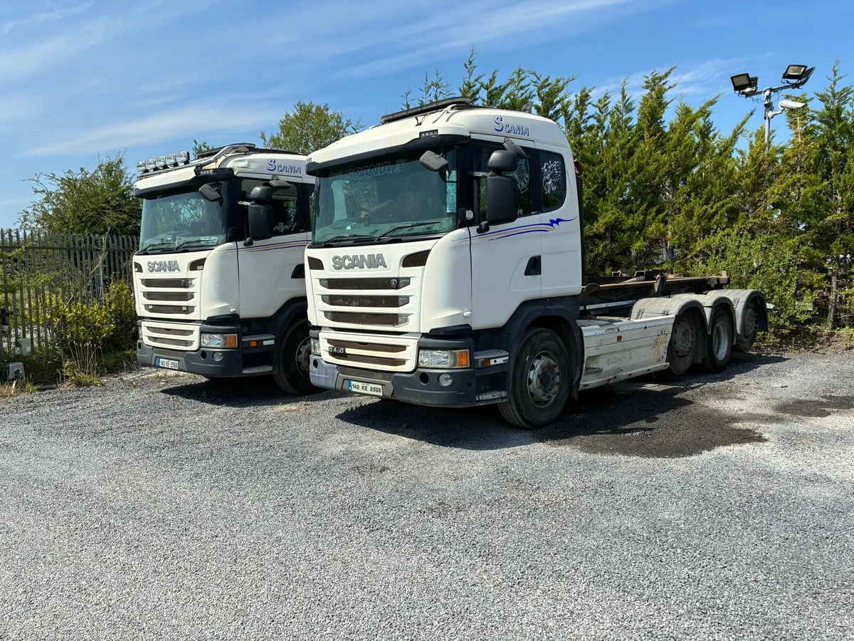 SCANIA G410 automatic roll on waste trucks hooks r - Image 2