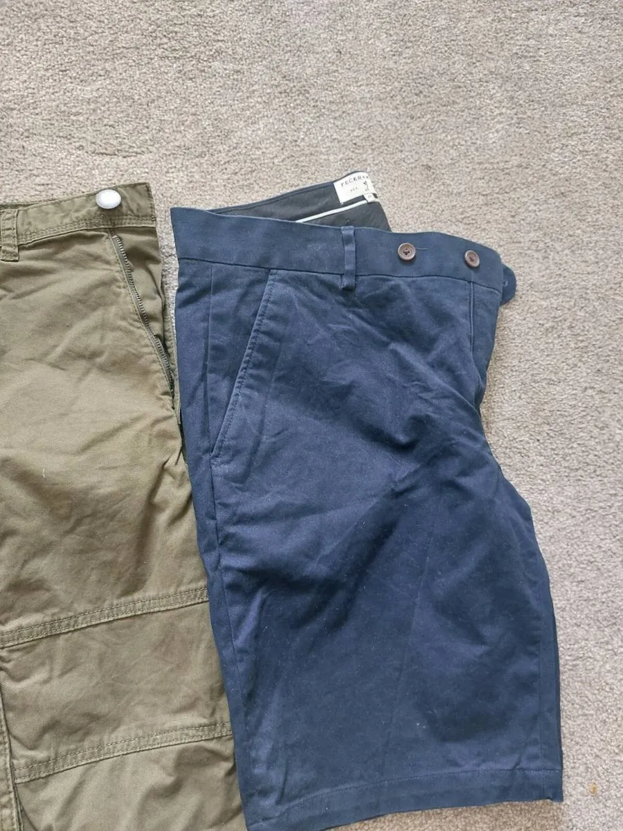 3 pairs of Shorts mens 32 inch waist - Image 1