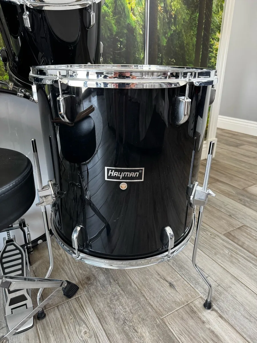 Hayman 5-piece Acoustic Drum Kit - Complete setup - Image 2