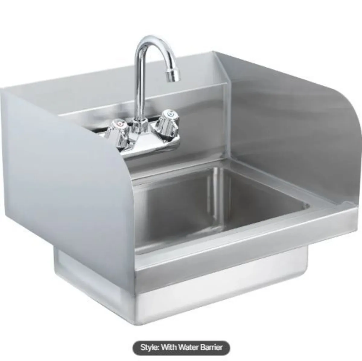 Commercial Hand Sink with Faucet - Image 4