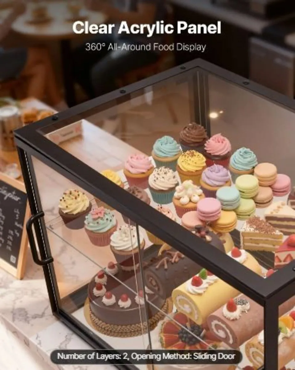 Bakery Display Case, 2-Tier - Image 3