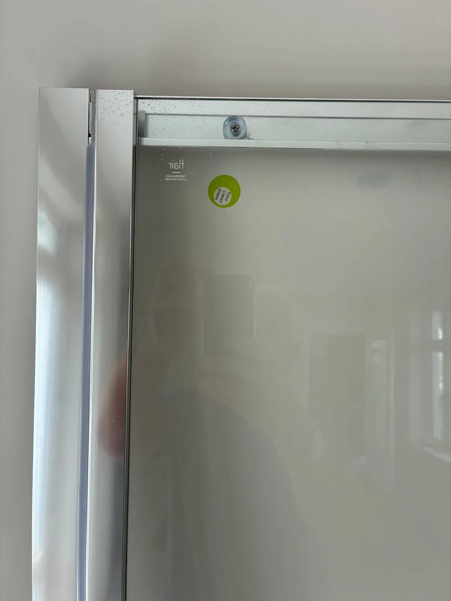 Shower door 900 mm Bifold chrome . Brand new. - Image 2