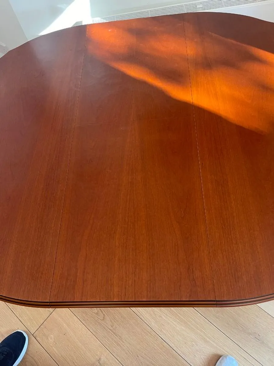 Solid Wood Dining Table with 4 chairs - Image 2