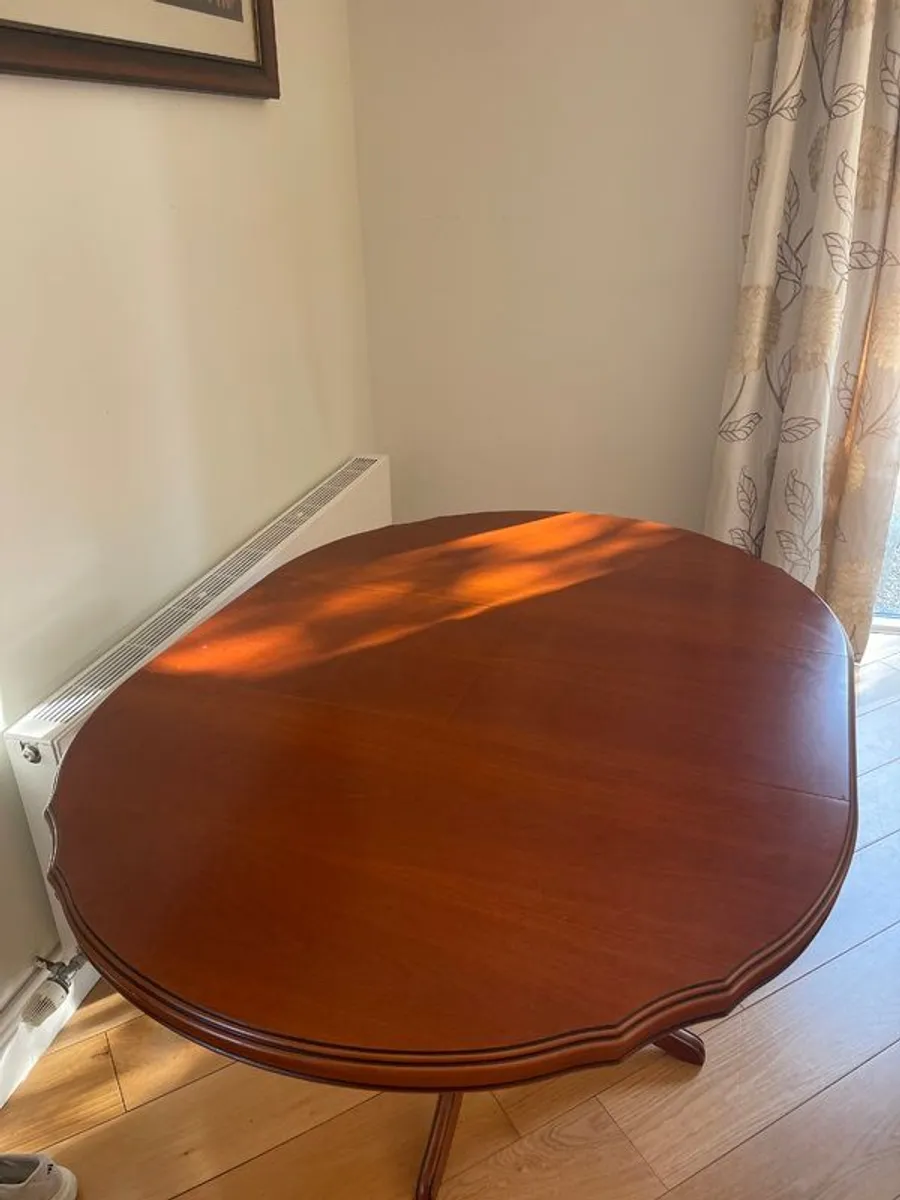 Solid Wood Dining Table with 4 chairs - Image 1