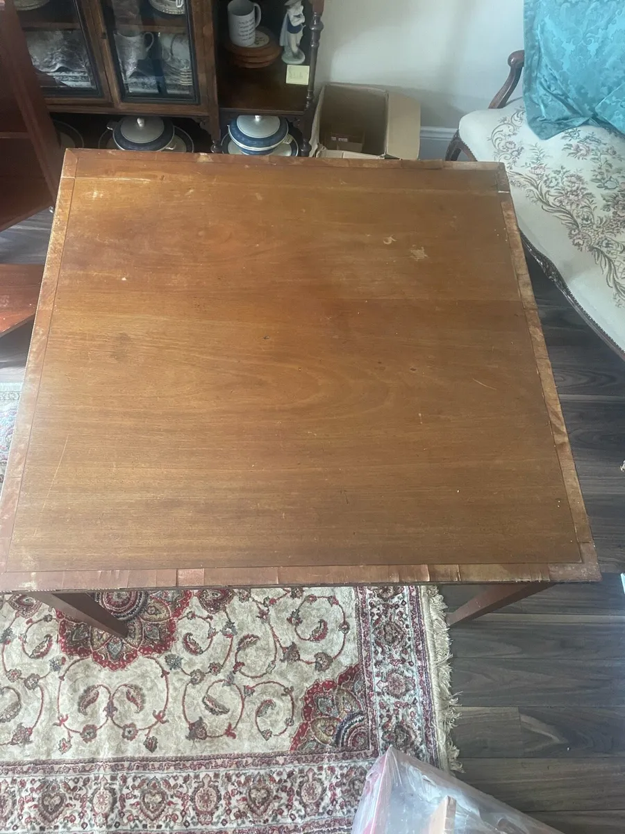 Antique Card Table - Image 4