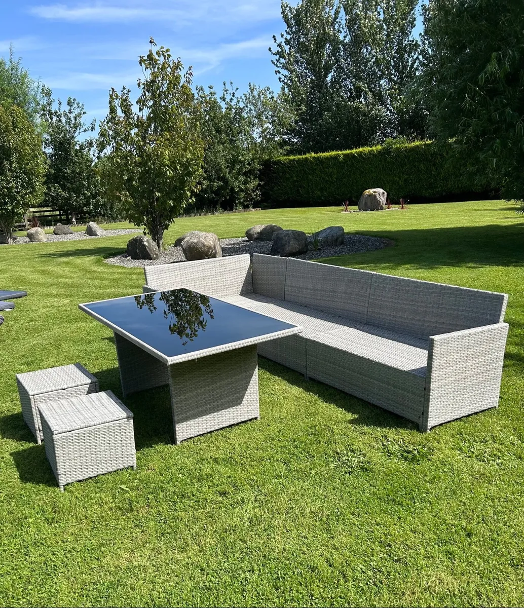 Grey Rattan furniture set - Image 4