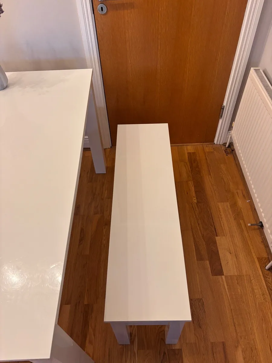 Dining Table and Benches - Image 4