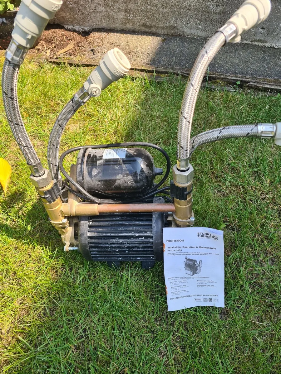 Stuart Turner Monsoon Universal 2.0 Bar Twin Pump - Image 1